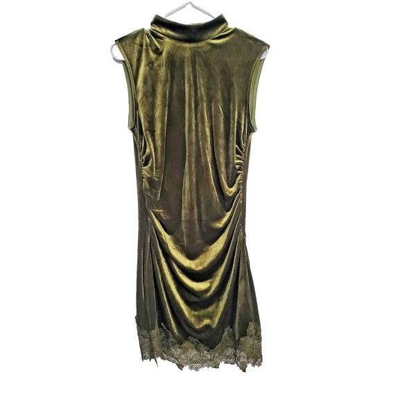 Commense Dresses & Skirts - Commense Velvet and Lace Dress Size Large